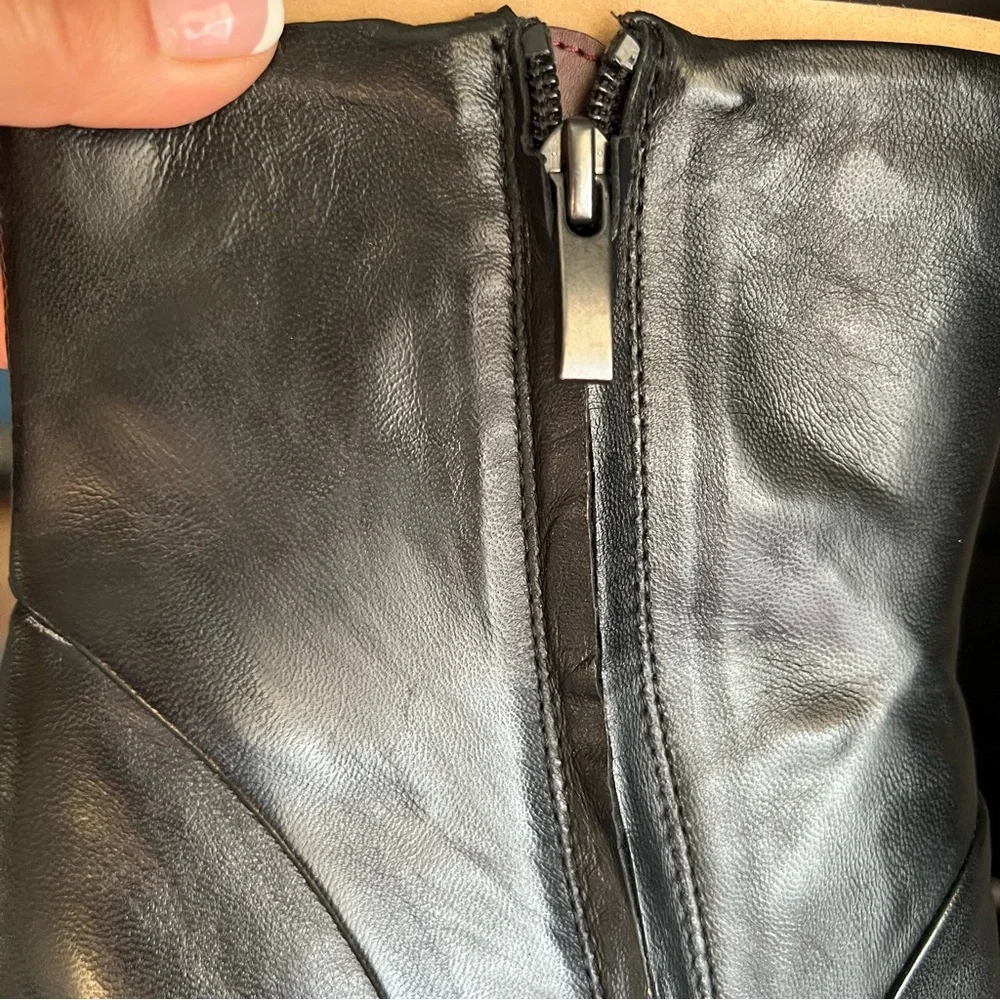 Franco Sarto Pia leather booties‎  size 11